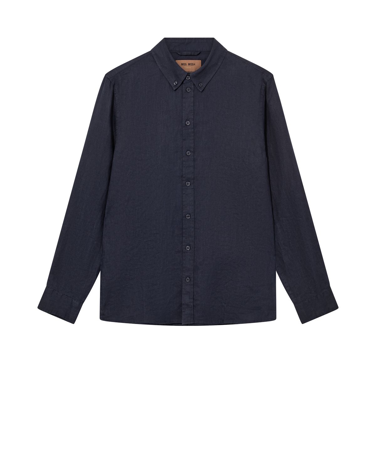 Mos Mosh Gallery theo linen shirt blauw