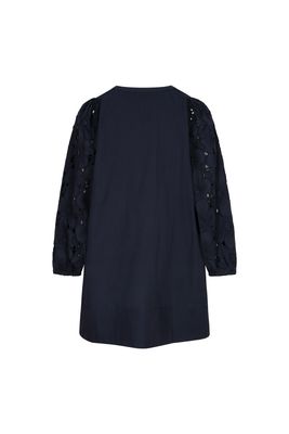 Ruby Tuesday iannis embroidered dress blauw
