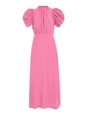 Minus alicia puff sleeve dress roze