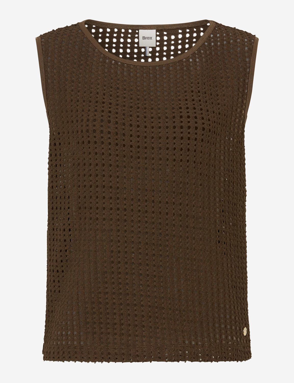 Brax ina knitted top bruin