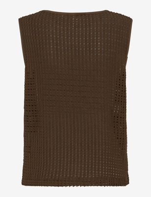 Brax ina knitted top bruin