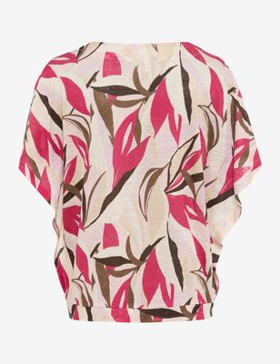 Brax cassie linnen shirt roze