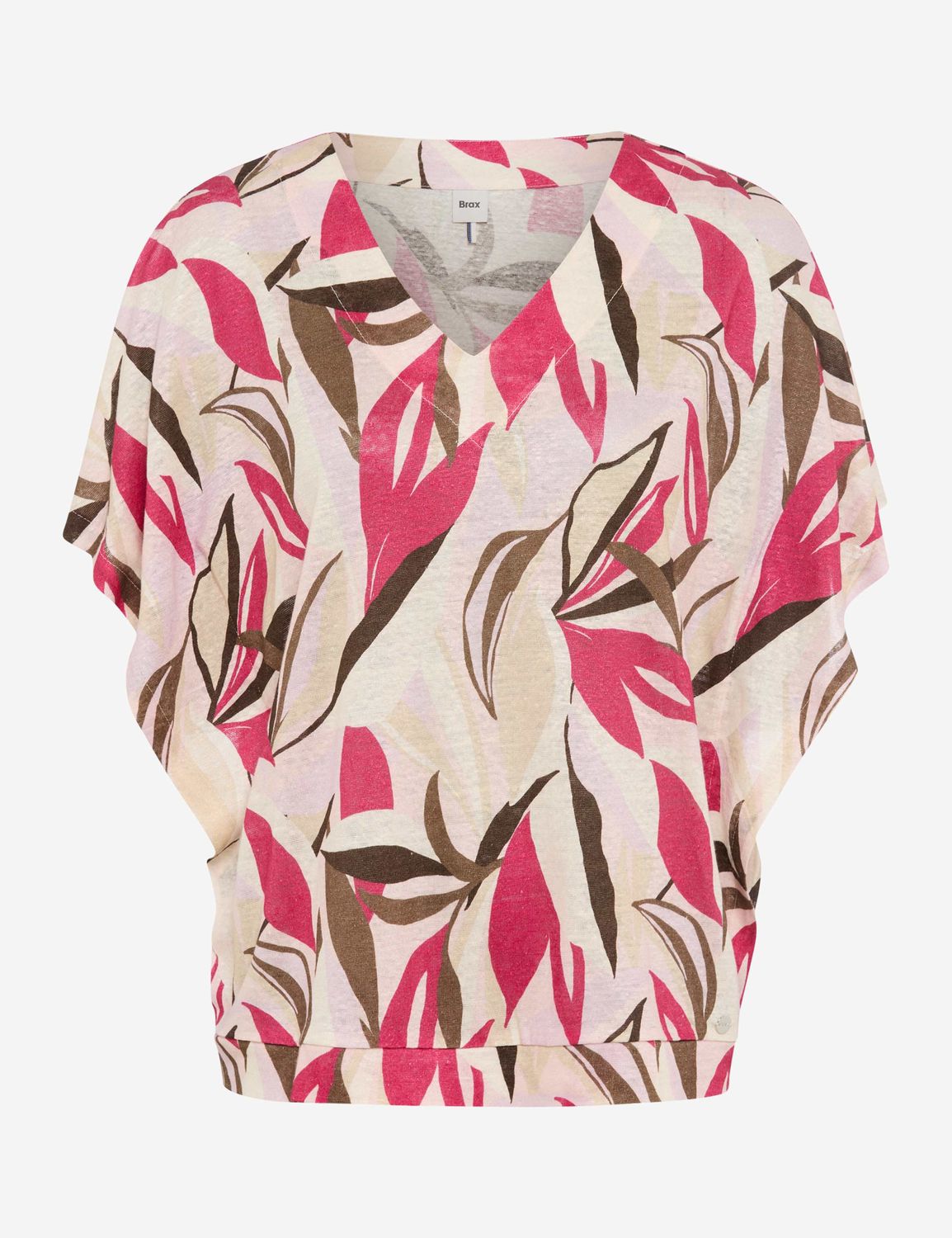 Brax cassie linnen shirt roze