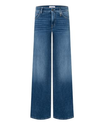 Cambio aimee slubby leight weight denim blauw