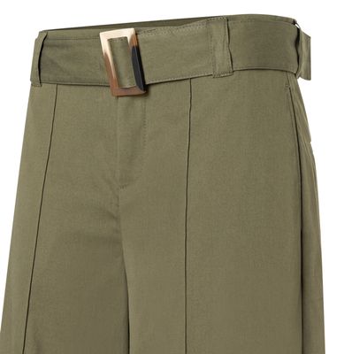 Mac carletta ultra light wide leg groen