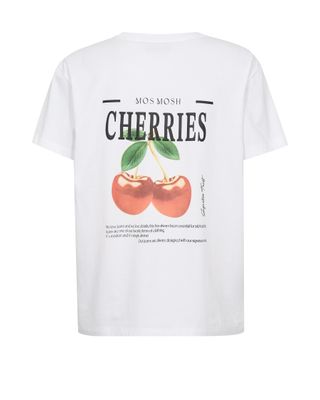 Mos Mosh lail cherry tee wit