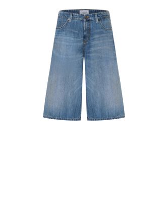 Cambio palazzo denim bermuda blauw