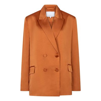 Dante6 sevigny relaxed satin blazer oranje