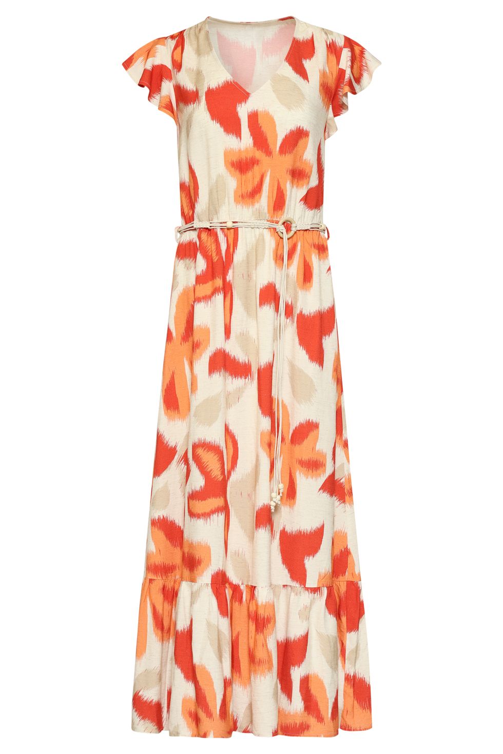 Smashed Lemon printed dress multicolour