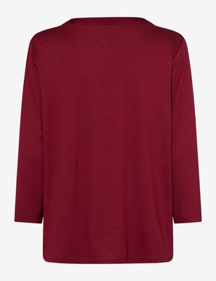Brax clarisa tunic blouse bordeaux