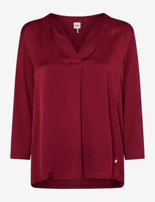 Brax clarisa tunic blouse bordeaux