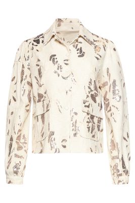 Smashed Lemon embroidered jacket zand