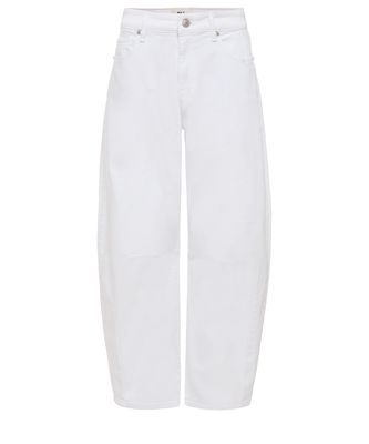 Mac dakota barrel pants wit