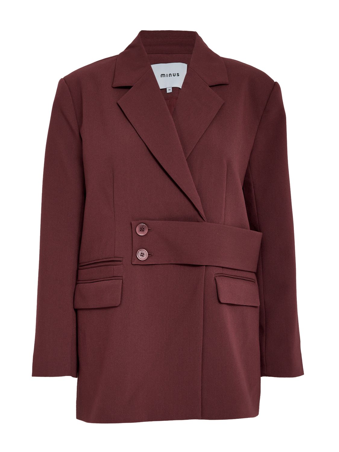 Minus tindra blazer bordeaux