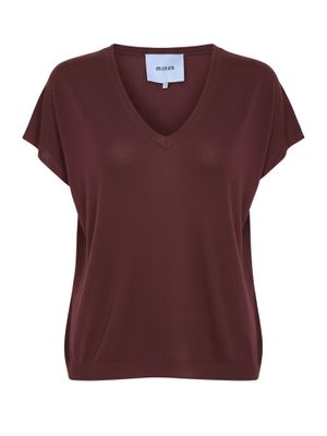 Minus peyton batsleeve knit t-shirt bordeaux Minus peyton batsleeve knit t-shirt bordeaux