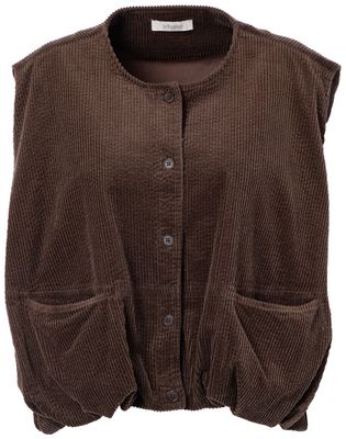 JcSophie peace vest bruin