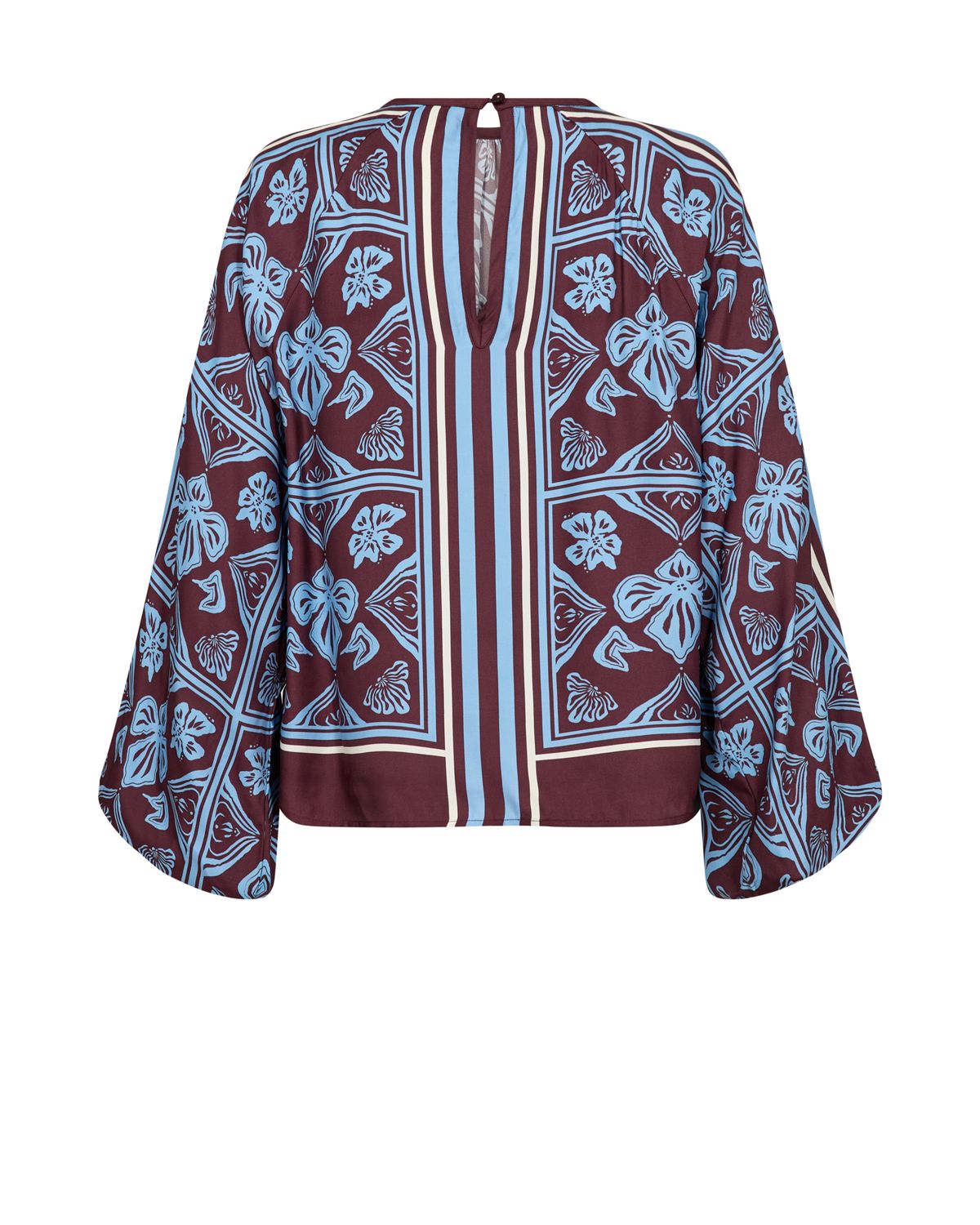 Mos Mosh milkey linocut blouse multicolour