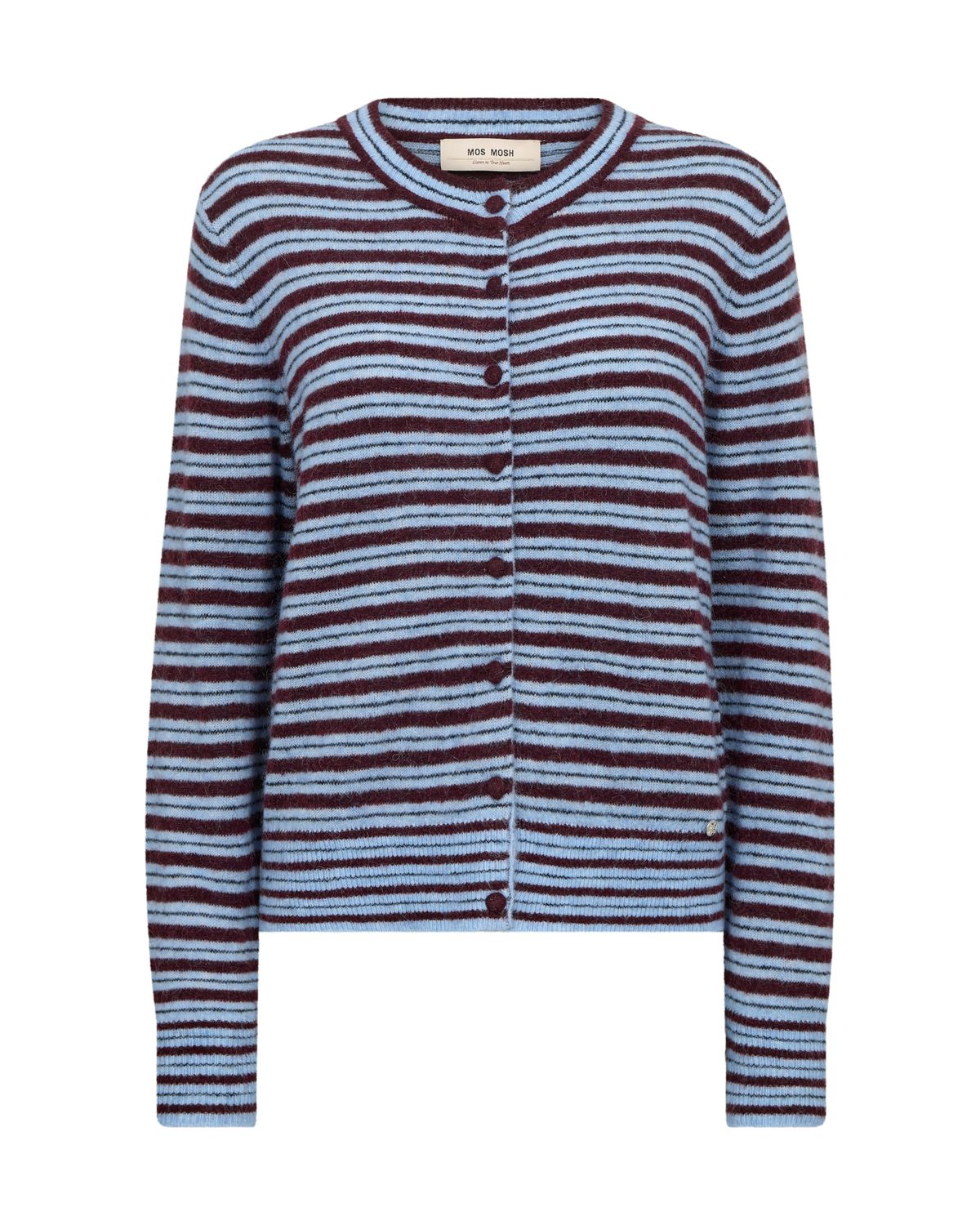 Mos Mosh milvi stripe cardigan multicolour