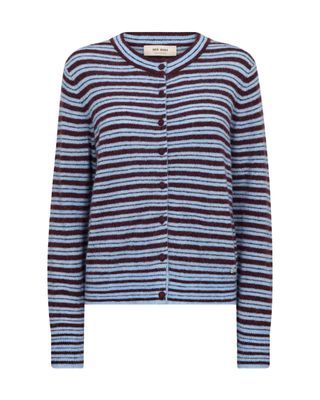 Mos Mosh milvi stripe cardigan multicolour