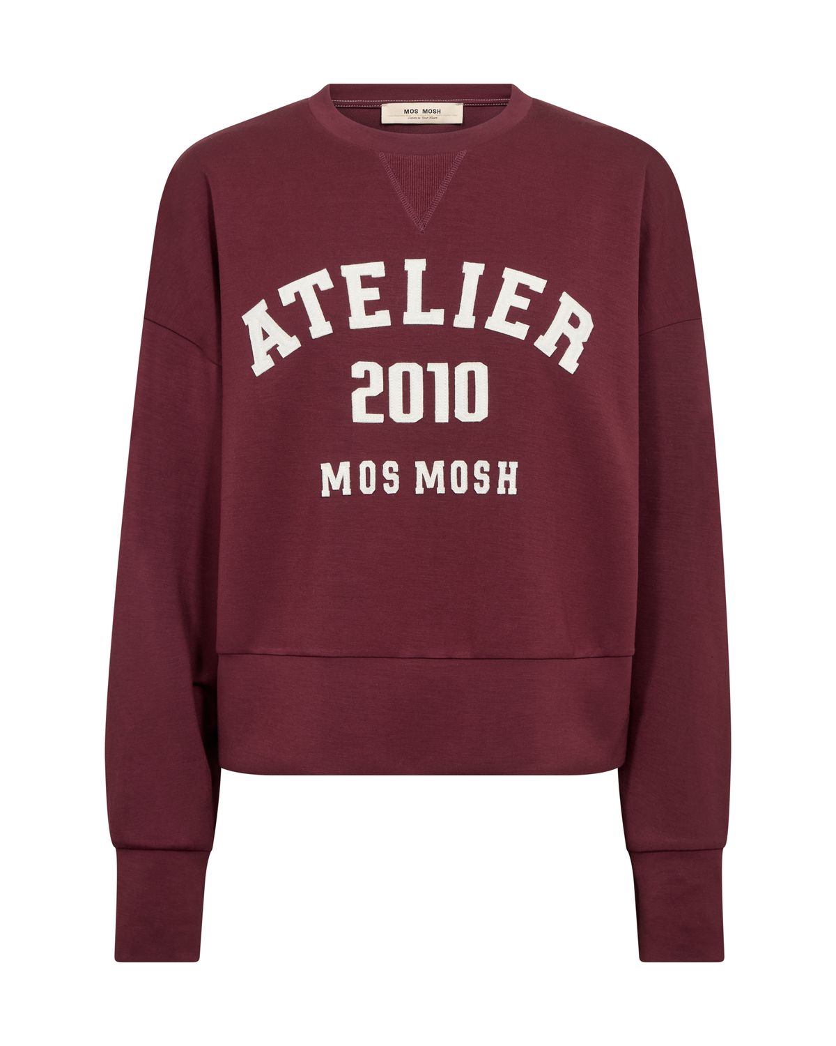 Mos Mosh nima o-ls sweatshirt bordeaux