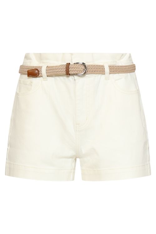 Smashed Lemon shorts with belt off white