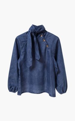 Aimee the Label jesperW6 blouse blauw