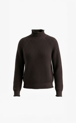 Aimee the Label turinW6 knitted sweat bruin