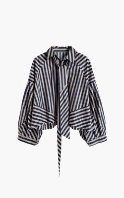 Aimee the Label osloW6 blouse blauw