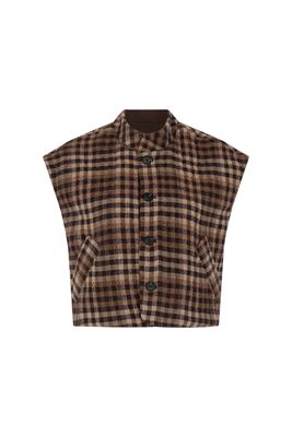 Ruby Tuesday woolen check gilet ruit