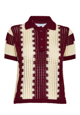 Minus ragina knit t-shirt bordeaux Minus ragina knit t-shirt bordeaux