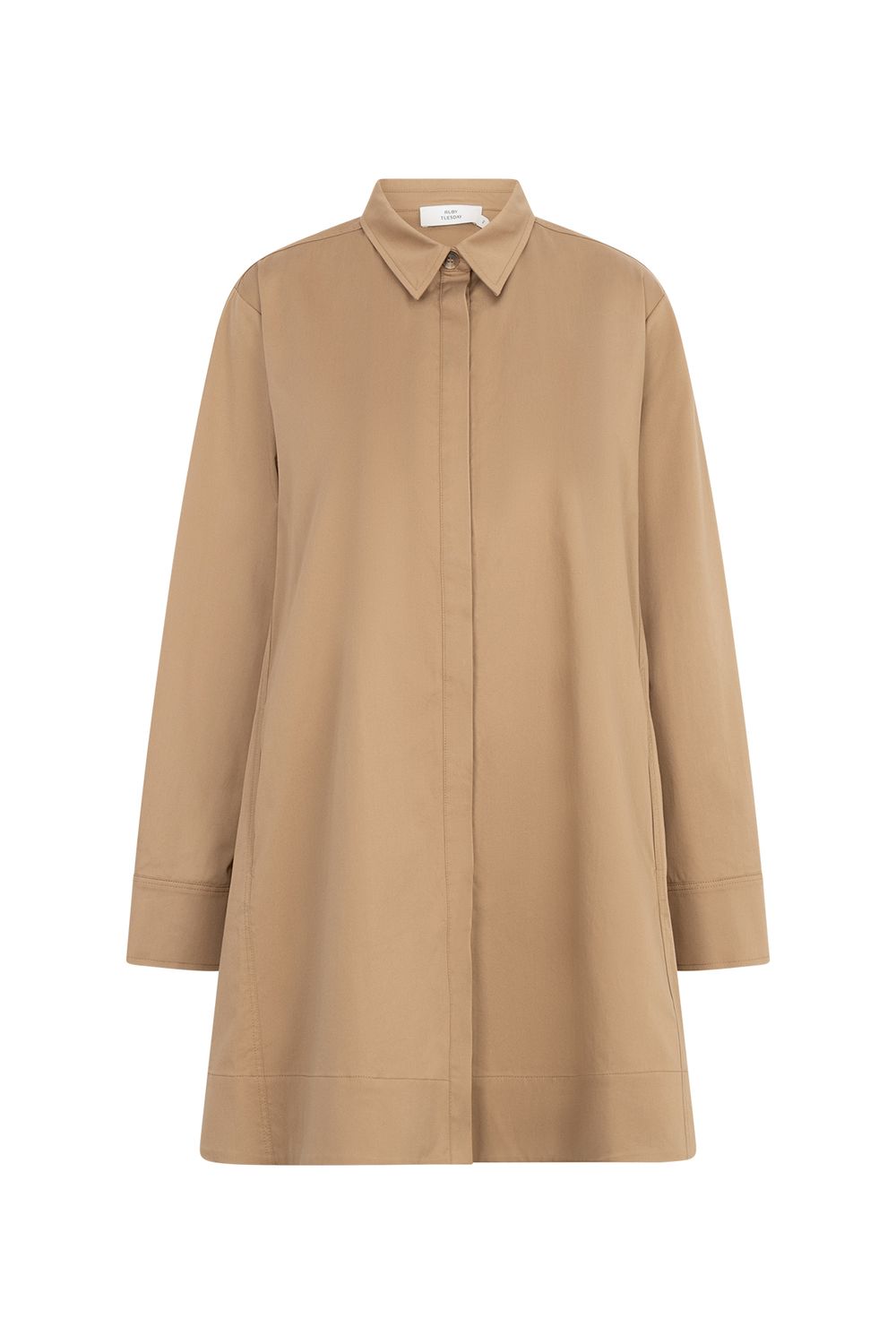 Ruby Tuesday a-line shirt dress zand