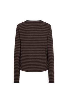 Ruby Tuesday longsleeve striped tee bruin