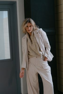 Aimee the Label loiraW6 waistcoat zand