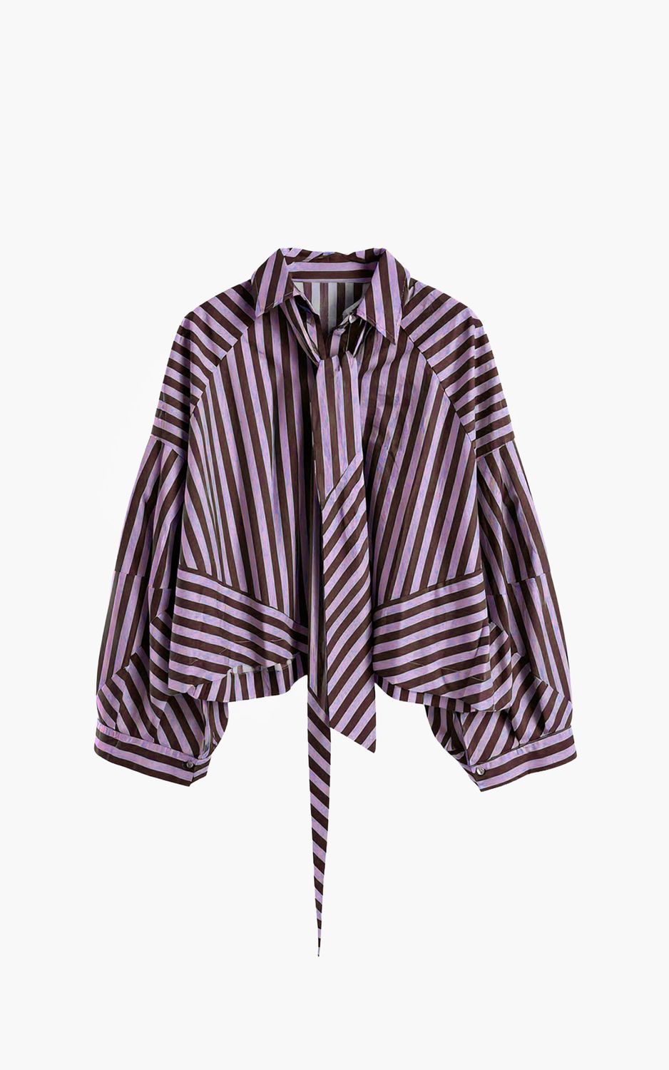 Aimee the Label osloW6 blouse paars