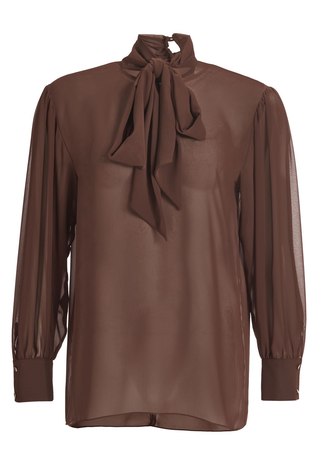 Swing kimono sleeve blouse bruin