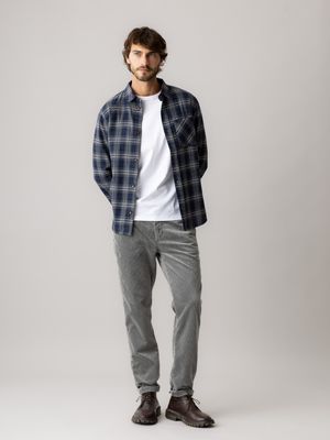 Mos Mosh Gallery hunt corduroy pants grijs