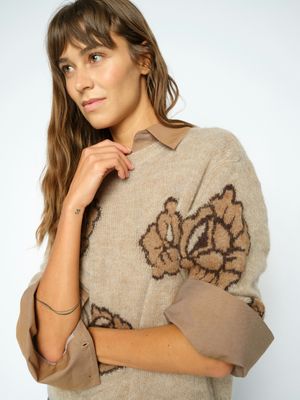 Mos Mosh drea popli knit bruin