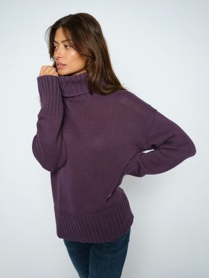 Mos Mosh rola bine rollneck knit paars