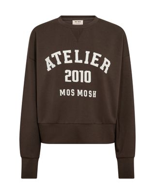 Mos Mosh nima o-ls sweatshirt bruin