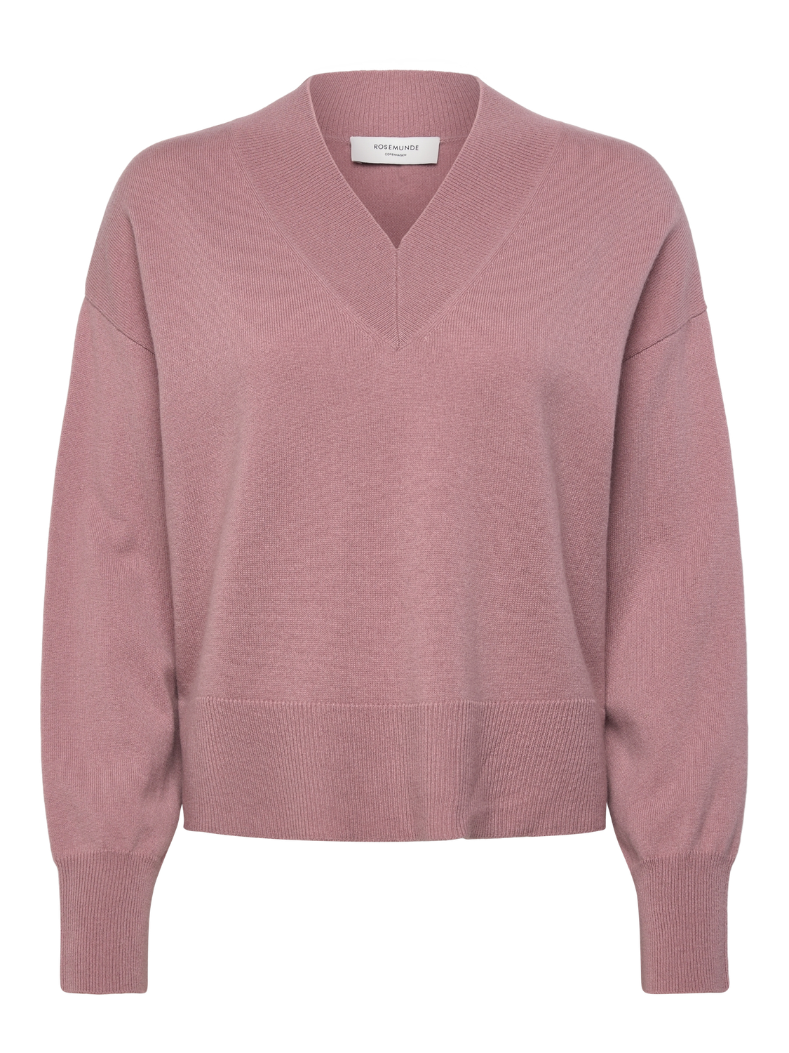 Rosemunde Copenhagen laica cashmere v-neck pullover roze