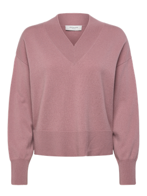 Rosemunde Copenhagen laica cashmere v-neck pullover roze