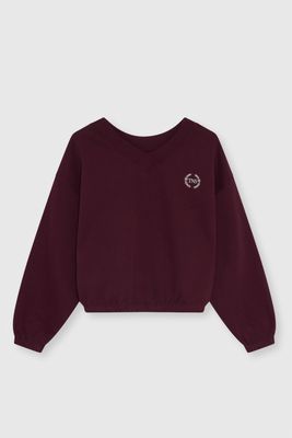 The New Society mochi woman sweat bordeaux