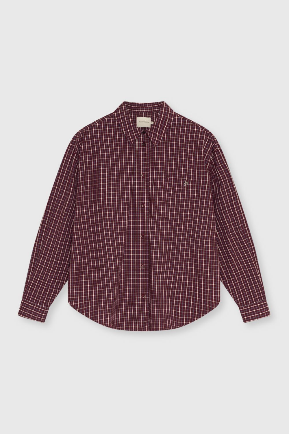 The New Society flair woman shirt check