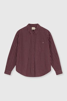 The New Society flair woman shirt check