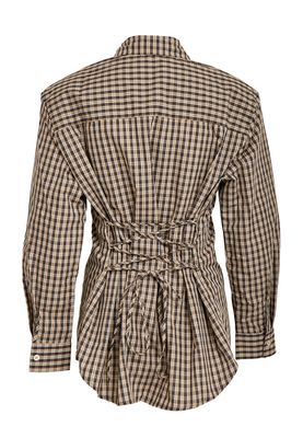 Minus sylvie shirt bruin
