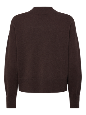 Rosemunde Copenhagen laica cashmere v-neck pullover bruin
