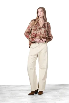 Mason's adele print blouse multicolour