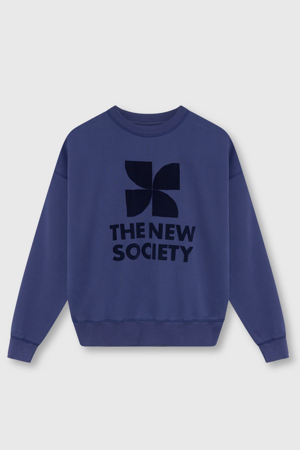 The New Society logo woman sweat blauw