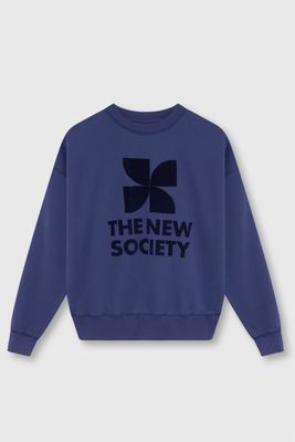 The New Society logo woman sweat blauw