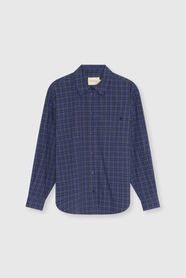 The New Society calder woman shirt check